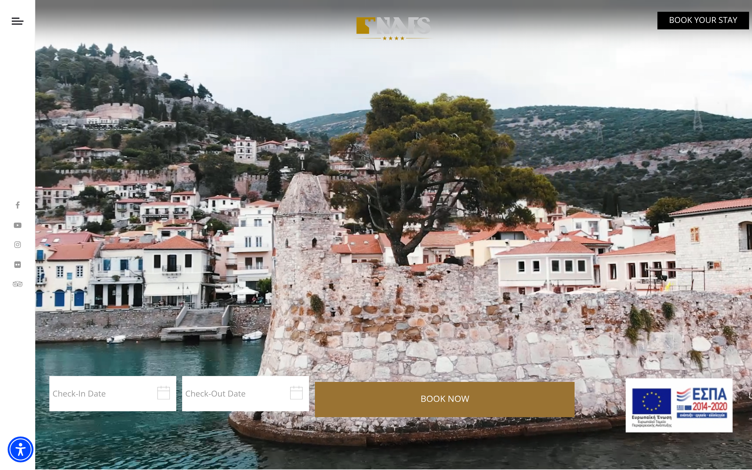 nafshotel.gr website screenshot